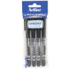 Estilógrafo, Ilustration Pen, Negro, Pack x 4 Unds. (0.2, 0.4, 0.6, 0.8 mm)