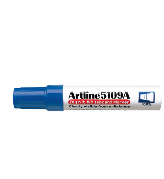Marc. Pizarra, 5109A, Punta Biselada 10.0 mm, Azul, Unidad