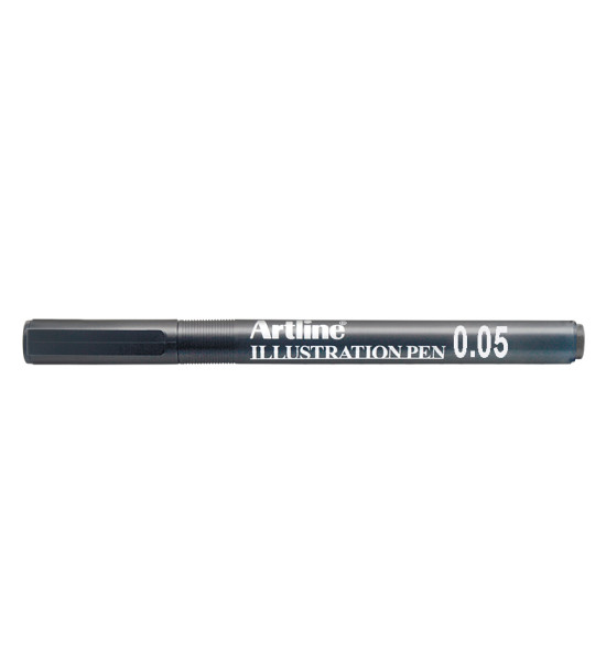 Estilógrafo, Ilustration Pen, 0.05 mm, Negro, Unidad