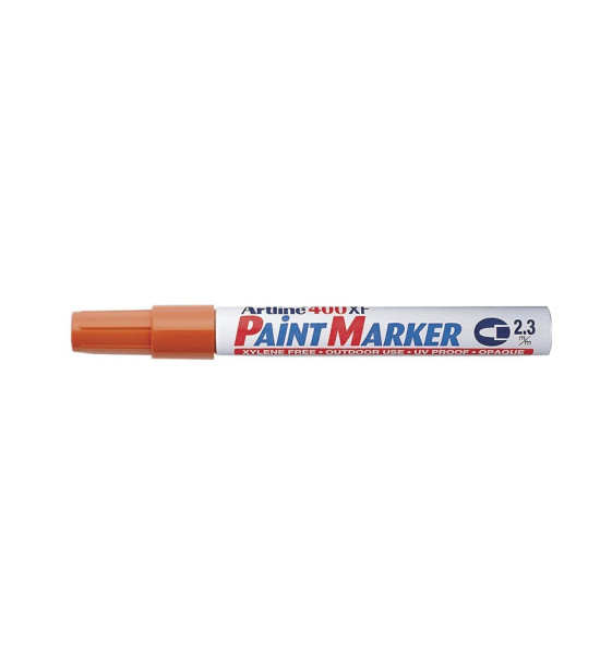 Marc. Pintura, 400XF, Punta Redonda, 2.3 mm, Naranja, Unidad