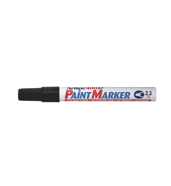 Marc. Pintura, 400XF, Punta Redonda, 2.3 mm, Negro, Unidad