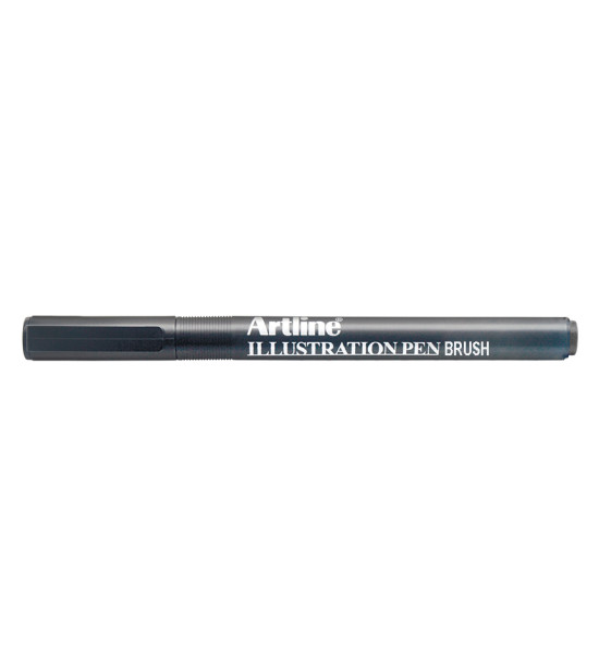 Estilógrafo, Ilustration Pen, Punta Pincel, Negro, Unidad