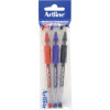 Rollerball Gel, EGB1700, 0.7 mm, Pack x 3, Azul, Negro, Rojo