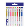 Rollerball Gel, EGB1700, 0.7 mm, Pack x 8, Colores Surtidos