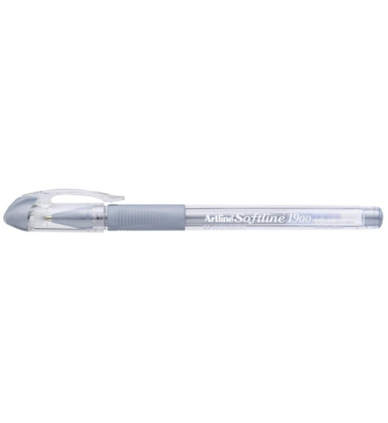 Rollerball Gel, EGB1900, 1.0 mm, Plateado, Unidad