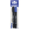 Marc. Permanente, EPF700, Punta Redonda, 1.0 mm, Pack x 2, Azul/Negro