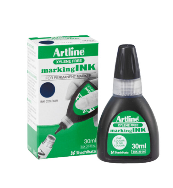 Tinta Recarga p. Marc. Pizarra,  Bot x 30 mL, Verde, 1 Und.