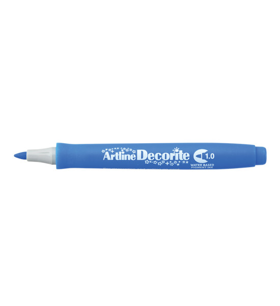 Marcador, Decorite, EDF, Punta Redonda, 1.0 mm, Azul, Unidad