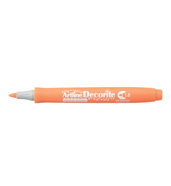 Marcador, Decorite, EDF, Punta Redonda, 1.0 mm, Naranja Pastel, Unidad