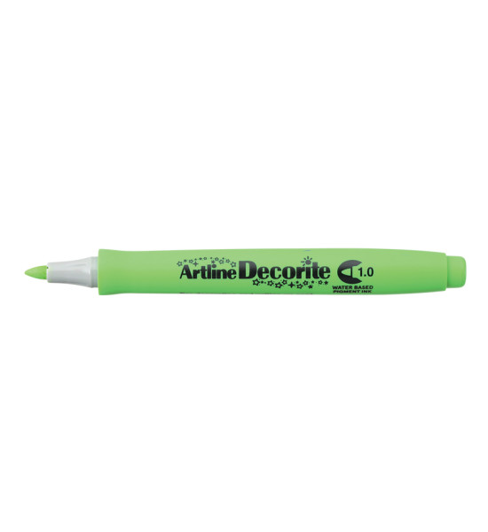 Marcador, Decorite, EDF, Punta Redonda, 1.0 mm, Verde Claro, Unidad