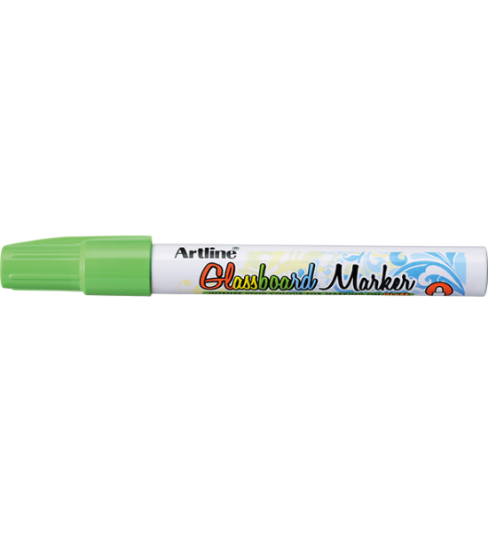 Marc. Pizarra de Vidrio, EPG-4, Punta Redonda, 2.0 mm, Verde Fluo, Unidad