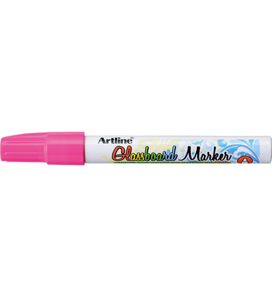 Marc. Pizarra de Vidrio, EPG-4, Punta Redonda, 2.0 mm, Rosado Fluo, Unidad