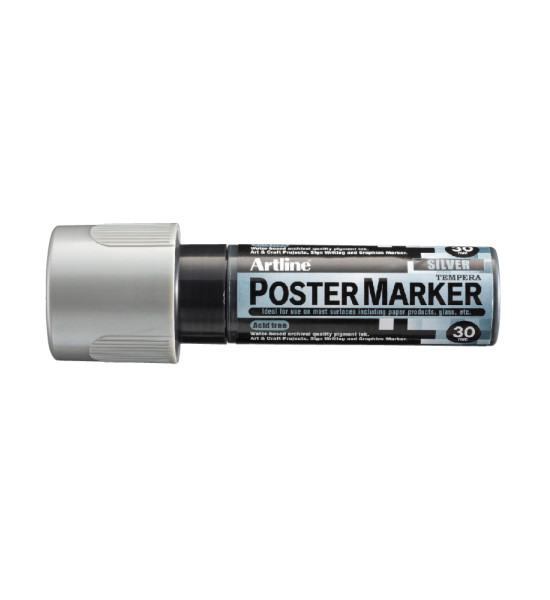 Marc. de Témpera, EPP-30, Punta 30.0 mm, Plateado, Unidad