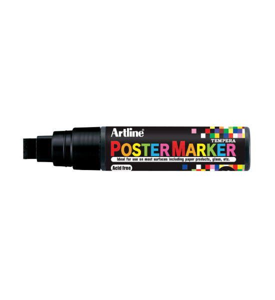 Marc. de Témpera, EPP-12, Punta 12.0 mm, Negro, Unidad