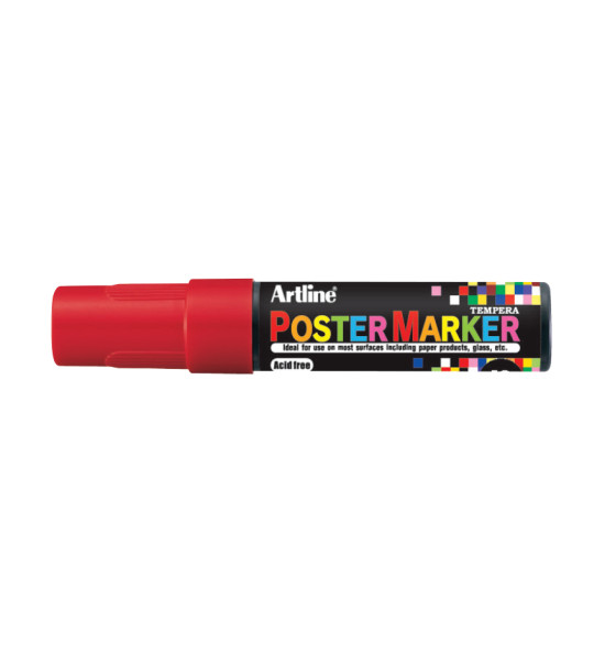 Marc. de Témpera, EPP-12, Punta 12.0 mm, Rojo, Unidad