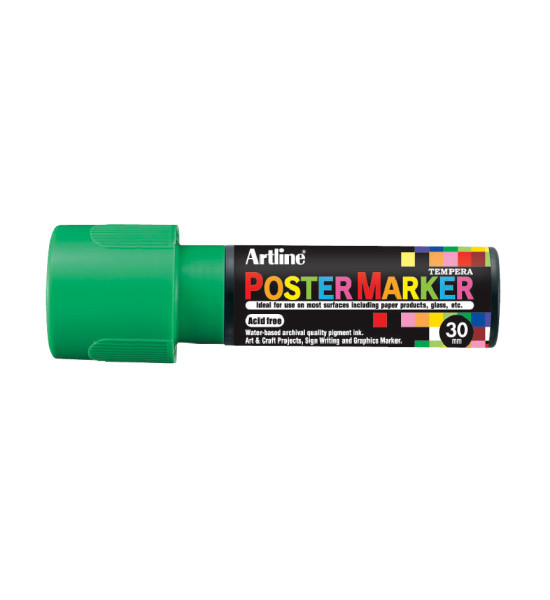 Marc. de Témpera, EPP-30, Punta 30.0 mm, Verde Fluo, Unidad