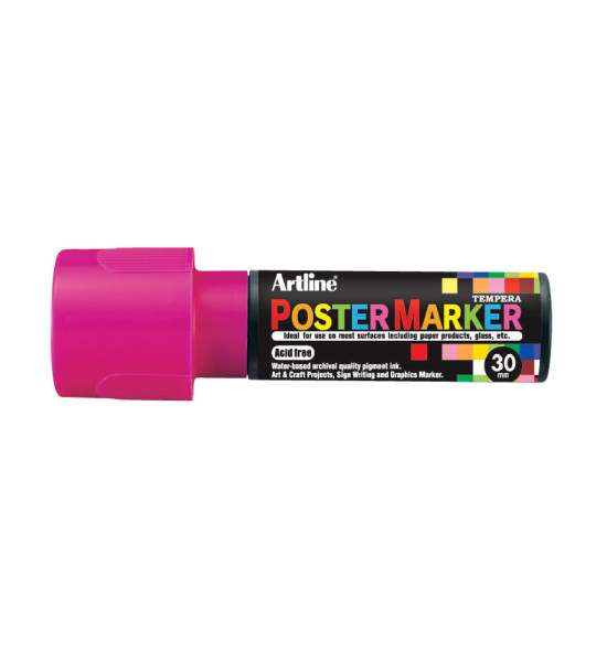 Marc. de Témpera, EPP-30, Punta 30.0 mm, Rosado Fluo, Unidad