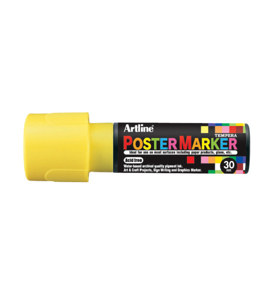 Marc. de Témpera, EPP-30, Punta 30.0 mm, Amarillo Fluo, Unidad