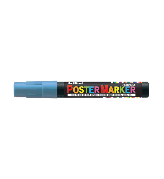 Marc. de Témpera, EPP-4, Punta Redonda 2.0 mm, Azul Metálico, Unidad