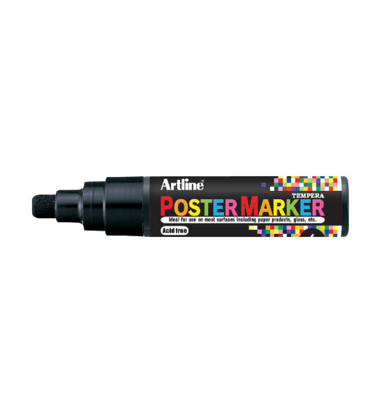 Marc. de Témpera, EPP-6, Punta Redonda 6.0 mm, Negro, Unidad