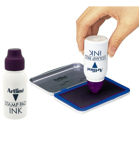 Tinta para Almohadilla,  Botella x 50 mL, Púrpura, Unidad