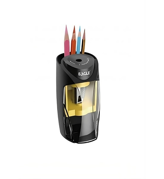 Sacapuntas, Eléctrico, EG5168, 1 Hueco con Depósito, Adaptador AC/DC,  Unidad