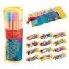 Micropunta/Felpa, Point 88, Punta Fina  0.4 mm, Estuche Enrrollable (Just Like You) x 25. 25 Colores Surtidos