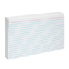 Tarjetas Rayadas, 5" x 8" (12.7 cm x 20.3 cm), Pack x 100 Unds.