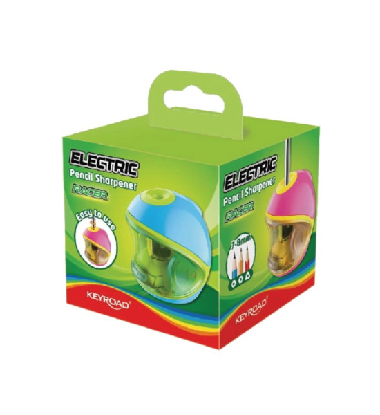 Sacapuntas, Eléctrico, 1 Hueco con Depósito, 1 Und.