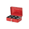 Caja Chica 8", Tam. Small, con Llave de Seguridad, (9 cm Alto x 20 cm Ancho x 16  cm Prof.), 4 Colores Surtidos, Unidad