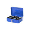 Caja Chica 8", Tam. Small, con Llave de Seguridad, (9 cm Alto x 20 cm Ancho x 16  cm Prof.), 4 Colores Surtidos, Unidad