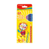 Lápices de Color, Largos, Triangulares, Mina 3.0 mm., Caja x 12 Colores