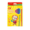 Lápices de Color, Largos, Triangulares, Mina 3.0 mm., Caja x 18 Colores