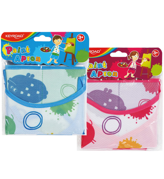 Mandil de Arte, para niños con Diseño, Mangas Largas, Pack x 1 Und.
