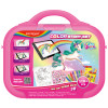 Colouring Travel Box, Rosado, Happy Unicorn, 1 Set