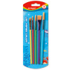 Pinceles Escolares, Nylon, Set x 5 Unds.