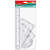 Juego Geometrico Plástico, Rígido, 30 cm. Versión Económica