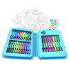 Coloring Kit Set, School Bus, 54 Pzas, (12x Lápices de Color, 8x Marcadores Escolares, 12x Crayones, 1x Sacapuntas, + Hojas de Color + Stickers), Set