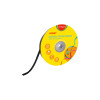 Cinta Satinada, 7mm x 25 Yardas, Rollo, Negro
