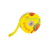 Cinta Satinada, 25mm x 25 Yardas, Rollo, Amarillo