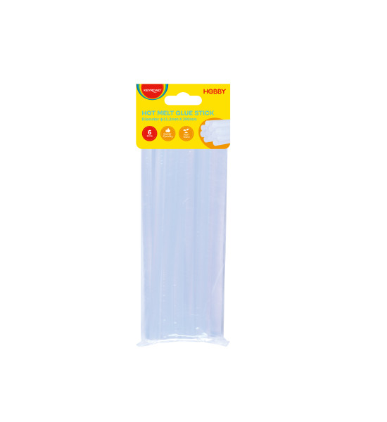 Barras de Silicona, 11.2 mm x 200 mm, Pack x 6 Pzas.