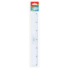Regla Plástica, Rígida, 30 cm., Pack x 1 Und.