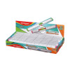 Regla de Aluminio, Grip, 30 cm., (cm y pulg), Caja x 12 Unds.