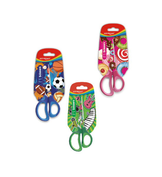 Tijera, Escolar, 6", Tatoo Soft, Blister x 1 Und. 