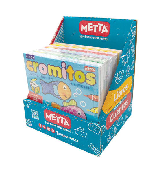 Libros para Colorear, Cromitos, Exh x 60 Unds x 20 pág, c.u.