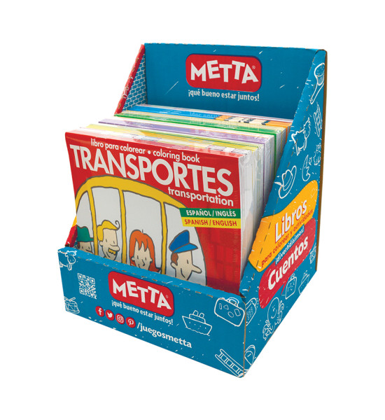 Libros para Colorear, Primeros, Exh x 60 Unds x 20 pág, c.u.