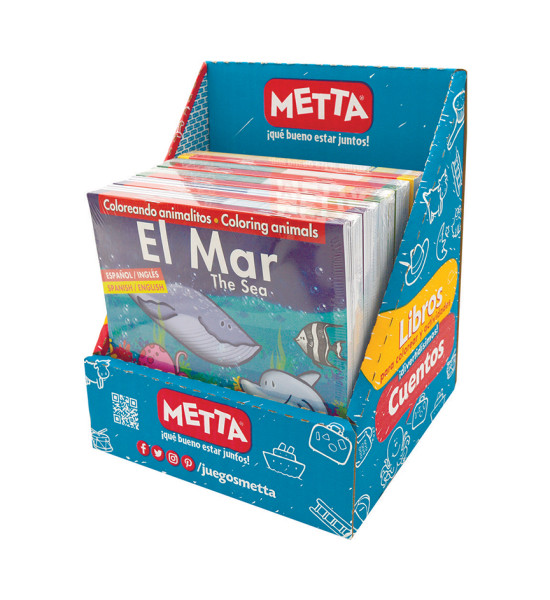 Libros para Colorear, Animalitos, Exh x 60 Unds x 20 pág, c.u.
