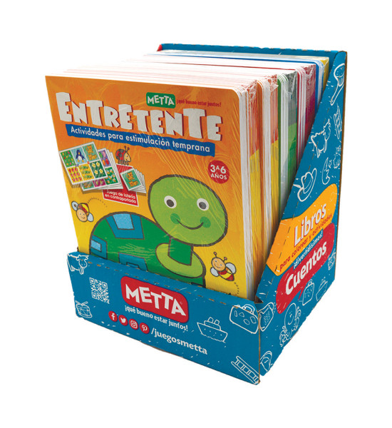 Libros para Colorear, Entretente, Exh x 60 Unds x 20 pág, c.u.