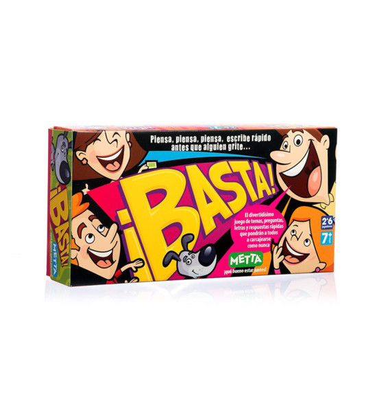 Juego Entretenimiento, Basta de Temas y Letras, (+7 años), Unidad