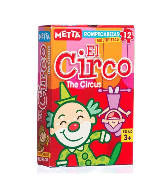 Rompecabezas, El Circo, 12 piezas, (+3 años), Unidad